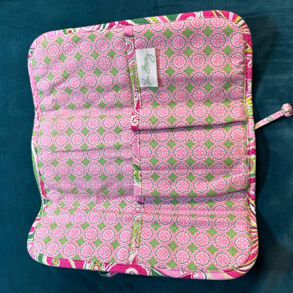 Vera Bradley Purple Paisley Crossbody Wallet Organizer Bag Lot of 3 Bundle Quilt - Picture 7 of 16